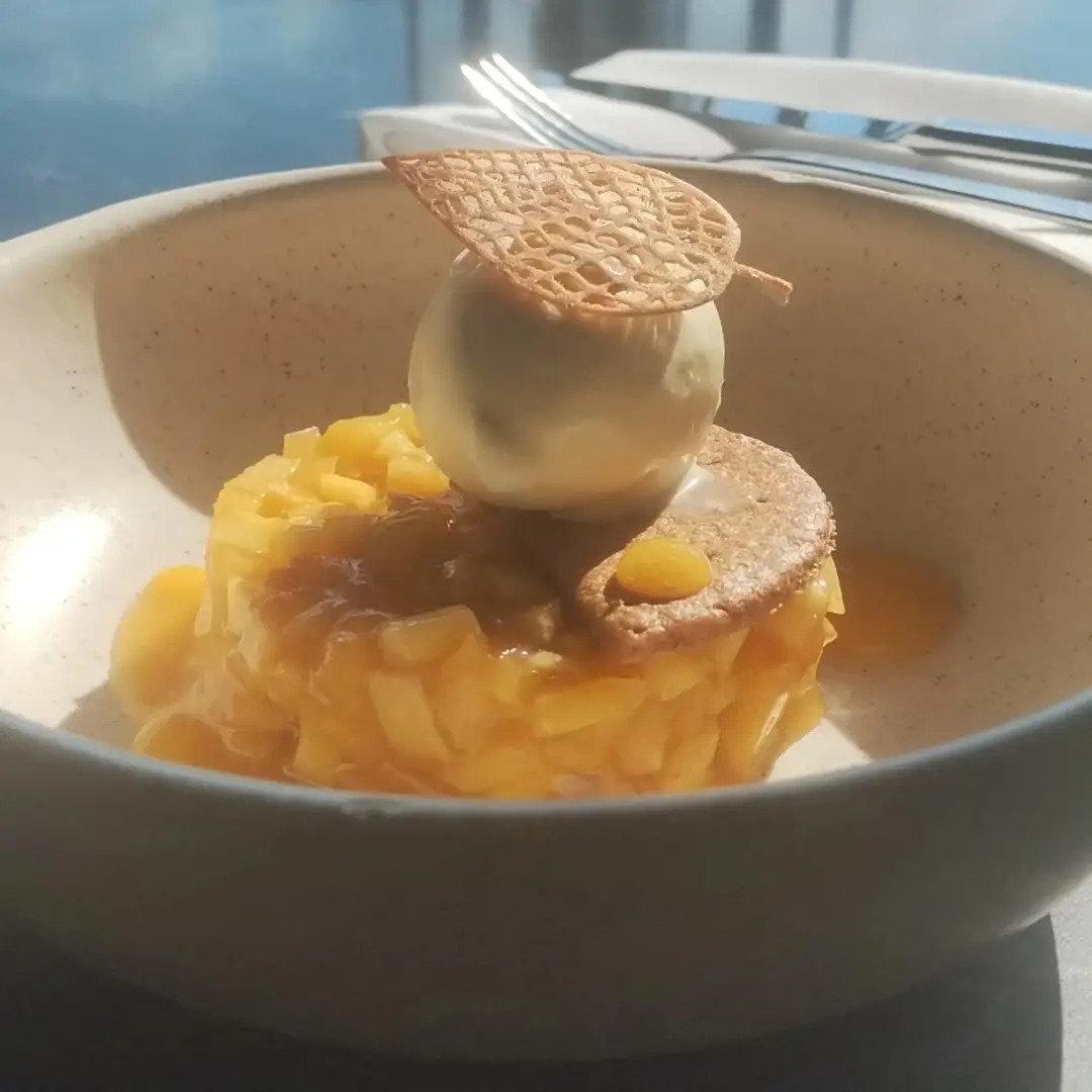 Dessert course at an Ottawa fine dining restaurant