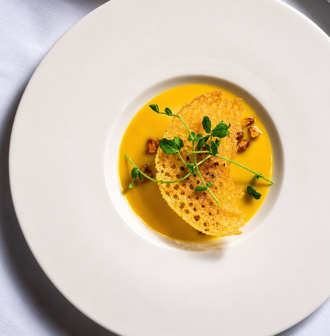 Classic tasting menu course at Restaurant e18hteen, Ottawa