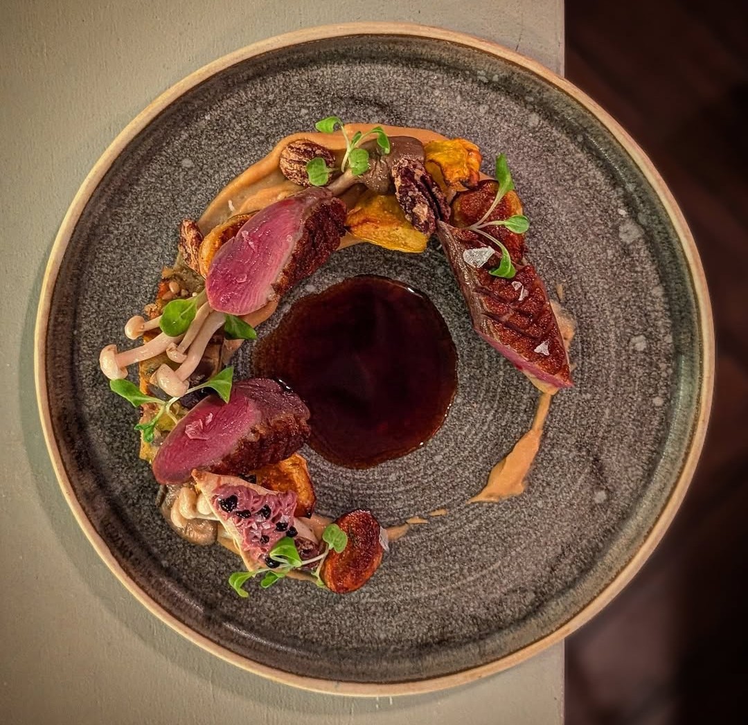 Tasting menu dish at Stofa, Ottawa